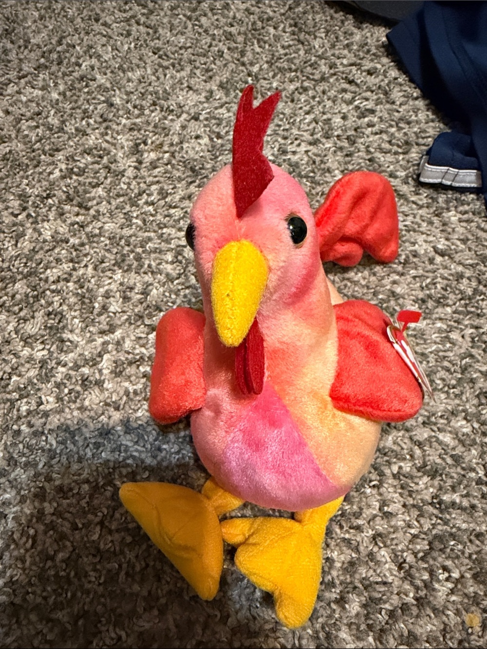 Ty Beanie Baby Rooster Strut